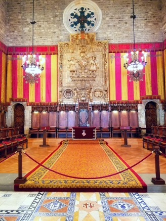 The courtroom of the Casa de la Ciutat